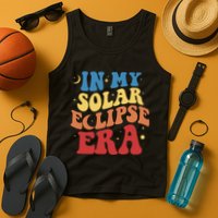 In My Solar Eclipse Era Groovy Retro Tank Top