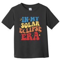 In My Solar Eclipse Era Groovy Retro Toddler T-Shirt