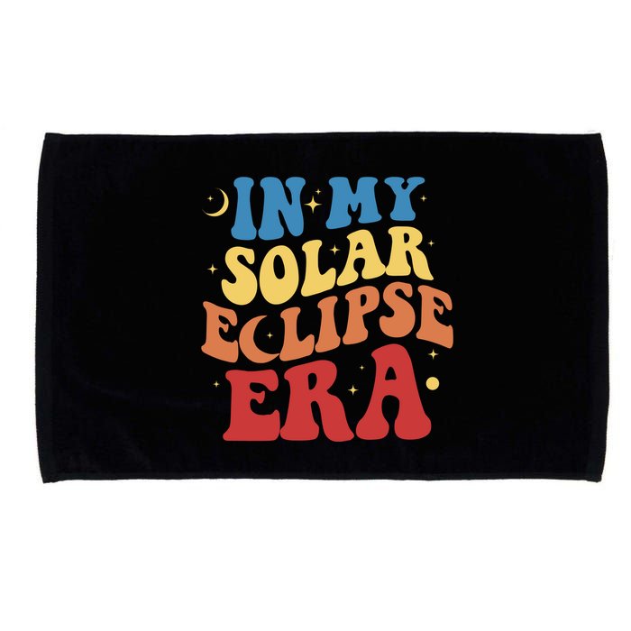 In My Solar Eclipse Era Groovy Retro Microfiber Hand Towel