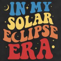 In My Solar Eclipse Era Groovy Retro Microfiber Hand Towel