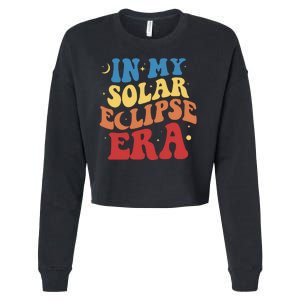 In My Solar Eclipse Era Groovy Retro Cropped Pullover Crew