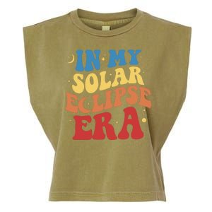 In My Solar Eclipse Era Groovy Retro Garment-Dyed Women's Muscle Tee