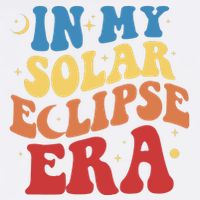In My Solar Eclipse Era Groovy Retro Garment-Dyed Sweatshirt