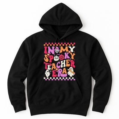 In My Spooky Teacher Era Groovy Ghost Teacher Halloween Gift Hoodie