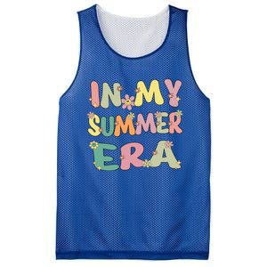 In My Summer Era Groovy Summer Vacation Teacher Student Cute Gift Mesh Reversible Basketball Jersey Tank