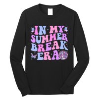 In My Summer Break Era Groovy Teacher Summer Break Vacation Long Sleeve Shirt