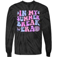 In My Summer Break Era Groovy Teacher Summer Break Vacation Tie-Dye Long Sleeve Shirt