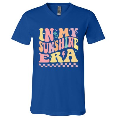 In My Sunshine Era Era Groovy Summer Meaningful Gift V-Neck T-Shirt