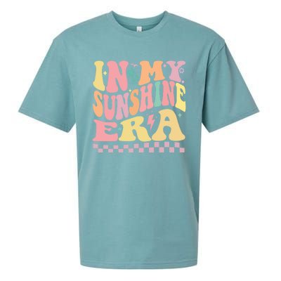 In My Sunshine Era Era Groovy Summer Meaningful Gift Sueded Cloud Jersey T-Shirt