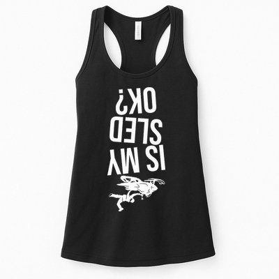 Is My Sled Ok Snowmobile Womens Tank Top