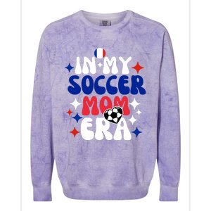 In My Soccer Mom Era Colorblast Crewneck Sweatshirt