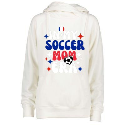 In My Soccer Mom Era Womens Funnel Neck Pullover Hood