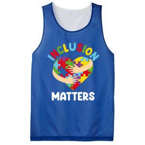 Inclusion Matters Special Education Autism Awareness Teacher Gift Mesh Reversible Basketball Jersey Tank