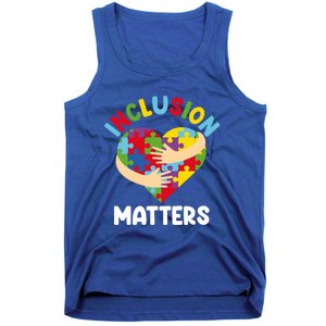 Inclusion Matters Special Education Autism Awareness Teacher Gift Tank Top