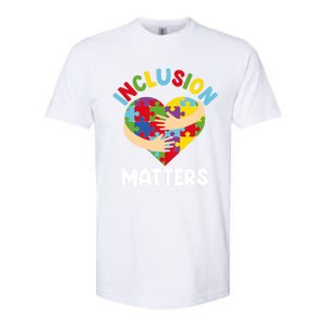 Inclusion Matters Special Education Autism Awareness Teacher Gift Softstyle CVC T-Shirt