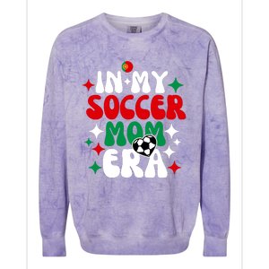 In My Soccer Mom Era Colorblast Crewneck Sweatshirt