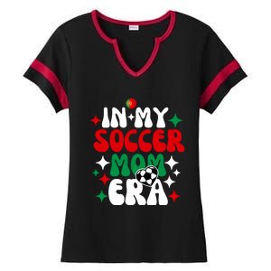 In My Soccer Mom Era Ladies Halftime Notch Neck Tee