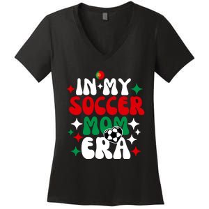 In My Soccer Mom Era Women's V-Neck T-Shirt