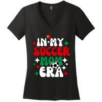 In My Soccer Mom Era Women's V-Neck T-Shirt