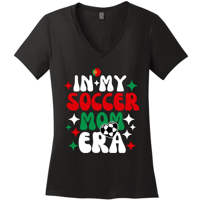 In My Soccer Mom Era Women's V-Neck T-Shirt