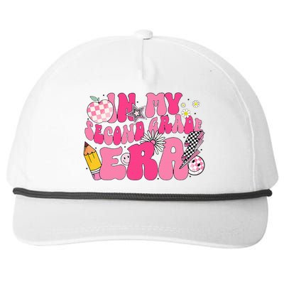 In My Second Grade Era Back To School 2nd Grade Retro Groovy Snapback Five-Panel Rope Hat