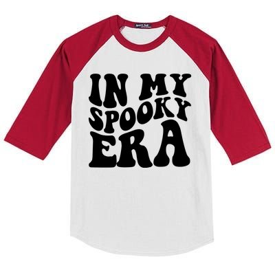 In My Spooky Era Halloween Lover Kids Colorblock Raglan Jersey