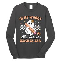 In My Spooky Pre School Teacher Era Cute Ghost Halloween Long Sleeve Shirt