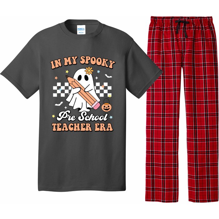 In My Spooky Pre School Teacher Era Cute Ghost Halloween Pajama Set