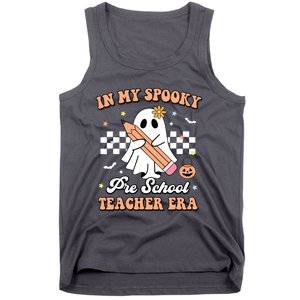 In My Spooky Pre School Teacher Era Cute Ghost Halloween Tank Top