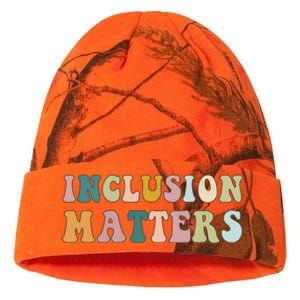 Inclusion Matters Special Education Autism Awareness Teacher Great Gift Kati Licensed 12" Camo Beanie