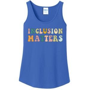 Inclusion Matters Special Education Autism Awareness Teacher Great Gift Ladies Essential Tank