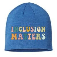 Inclusion Matters Special Education Autism Awareness Teacher Great Gift Sustainable Beanie