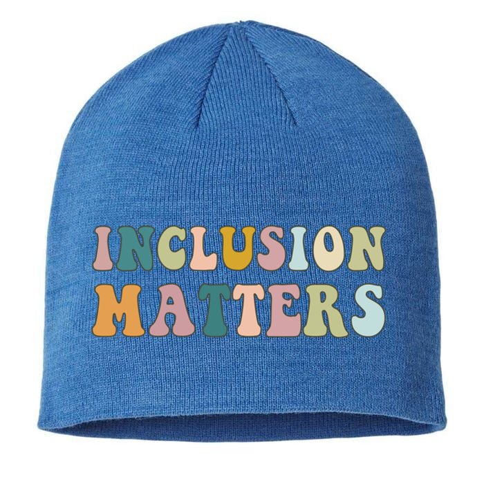 Inclusion Matters Special Education Autism Awareness Teacher Great Gift Sustainable Beanie