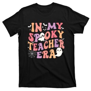 In My Spooky Teacher Era Ghost Halloween Retro Teachers Day T-Shirt