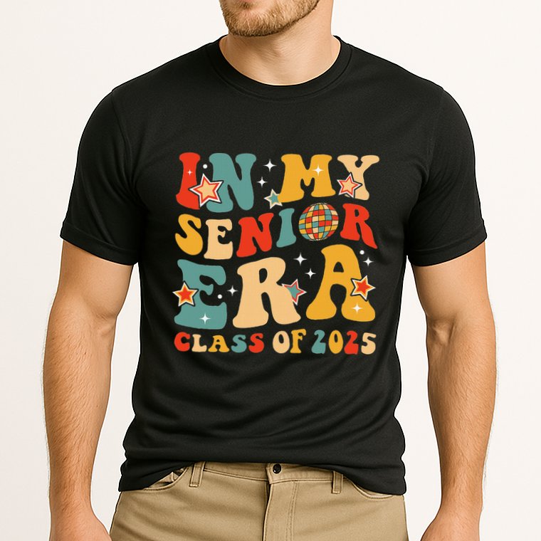 In My Senior Era Class Of 2025 Graduate Senior 2025 Cooling Performance Crew T-Shirt
