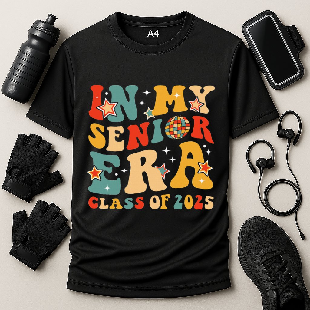 In My Senior Era Class Of 2025 Graduate Senior 2025 Cooling Performance Crew T-Shirt