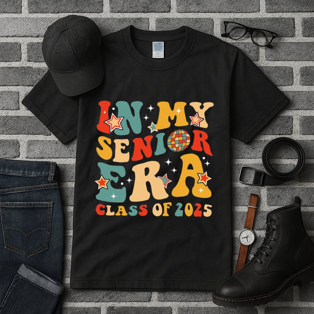 In My Senior Era Class Of 2025 Graduate Senior 2025 Tall T-Shirt