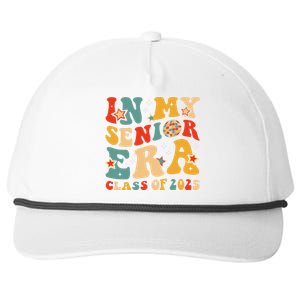 In My Senior Era Class Of 2025 Graduate Senior 2025 Snapback Five-Panel Rope Hat