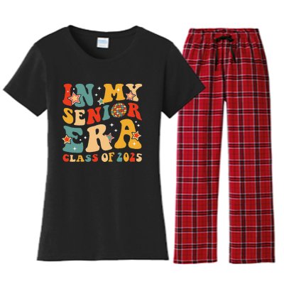 In My Senior Era Class Of 2025 Graduate Senior 2025 Women's Flannel Pajama Set