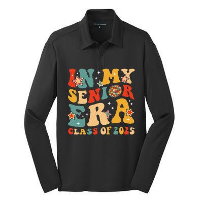 In My Senior Era Class Of 2025 Graduate Senior 2025 Silk Touch Performance Long Sleeve Polo