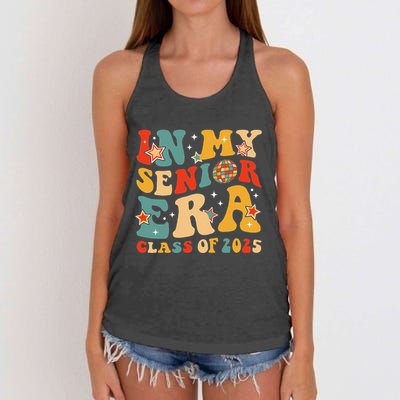 In My Senior Era Class Of 2025 Graduate Senior 2025 Women's Knotted Racerback Tank