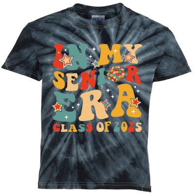 In My Senior Era Class Of 2025 Graduate Senior 2025 Kids Tie-Dye T-Shirt