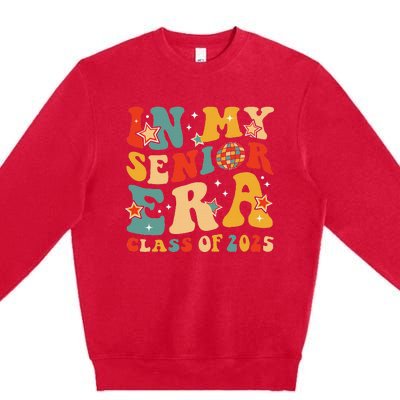 In My Senior Era Class Of 2025 Graduate Senior 2025 Premium Crewneck Sweatshirt