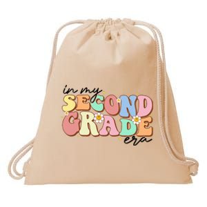 In My Second Grade Era Retro Back To School Teacher Student Drawstring Bag