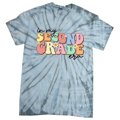 In My Second Grade Era Retro Back To School Teacher Student Tie-Dye T-Shirt