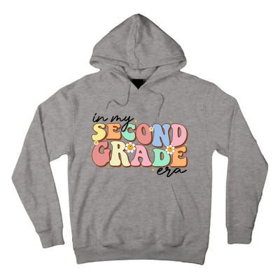 In My Second Grade Era Retro Back To School Teacher Student Tall Hoodie