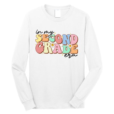 In My Second Grade Era Retro Back To School Teacher Student Long Sleeve Shirt