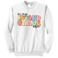 In My Second Grade Era Retro Back To School Teacher Student Sweatshirt