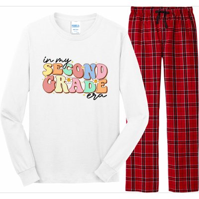 In My Second Grade Era Retro Back To School Teacher Student Long Sleeve Pajama Set