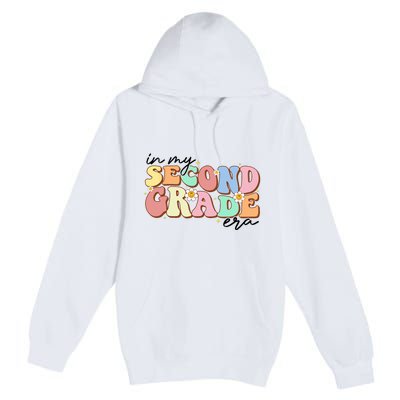 In My Second Grade Era Retro Back To School Teacher Student Premium Pullover Hoodie